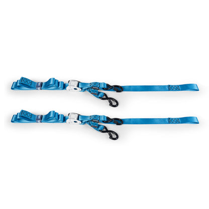 Borne Off-Road Cam Buckle Tie-Down Kit (2-Pack) Blue BNRTC-TDCB-2BL
