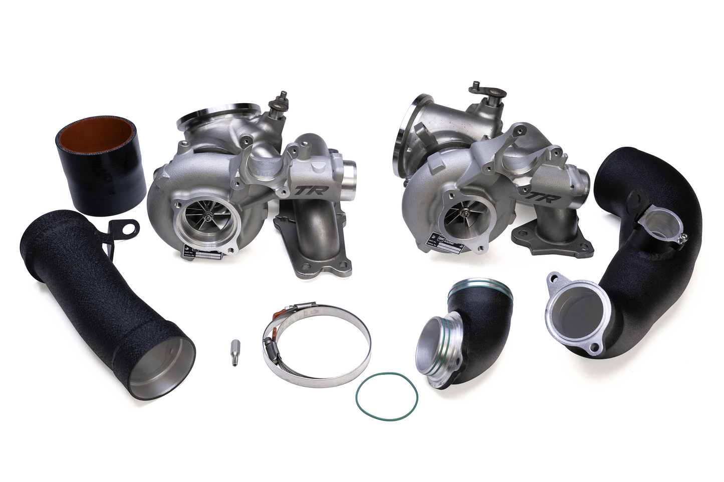 TR DCBB S55 Twin Turbo Kit with Exhaust Manifold & Intake Pipes for BMW F8X M2 Competition / M3 / M4 - 800HP+ Capable (TR-TW2008)