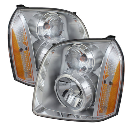 SPYDER Xtune GMC Yukon Denali 07-14/Yukon Xl Denali 07-14 10-14 Crystal Headlights Chrome HD-JH-GYD07-AM-C 9023217