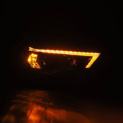 AlphaRex 14-20 Toyota 4Runner LUXX LED Proj Headlights Black w/Activ Light/Seq Signal/DRL 880849 *Discontinued