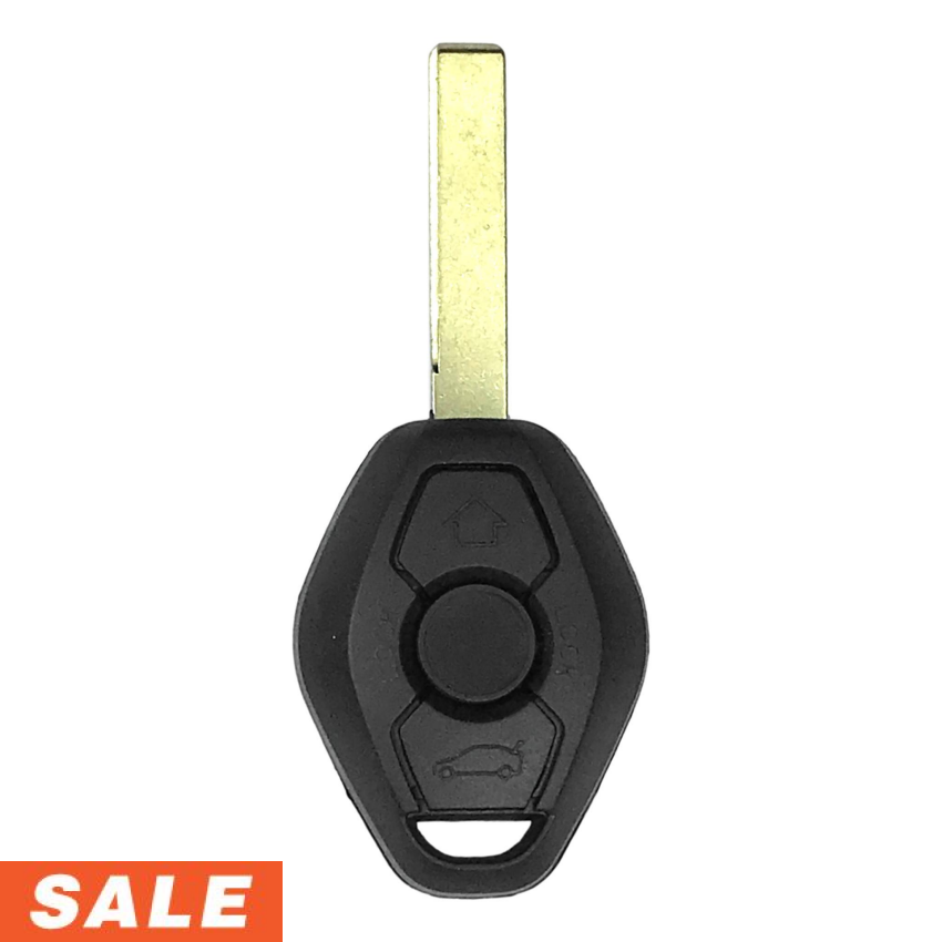 BMW 3 Button Remote Head Key 2000-2008 2-Track CAS2 System For FCC: LX8 FZV