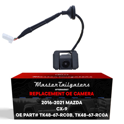 Mazda CX-9 (2016-2021) OEM Replacement Backup Camera OE Part # TK48-67-RC0B, TK48-67-RC0A