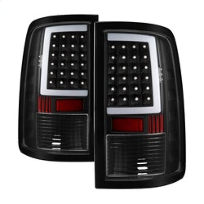 SPYDER xTune 13-18 Dodge Ram 1500 LED Tail Lights - Black (ALT-ON-DRAM13V2-LBLED-BK) 9041013