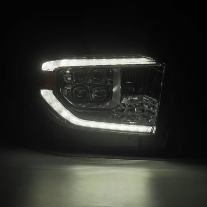 AlphaRex 14-21 Toyota Tundra NOVA LED Proj HL Chrome w/Actv Light & Seq. Sig + Switchback DRL 880831 *Discontinued
