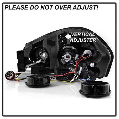SPYDER xTune 06-13 Chevrolet Impala LED Light Bar Headlights - Black (PRO-JH-CIM06-LB-BK) 9042232