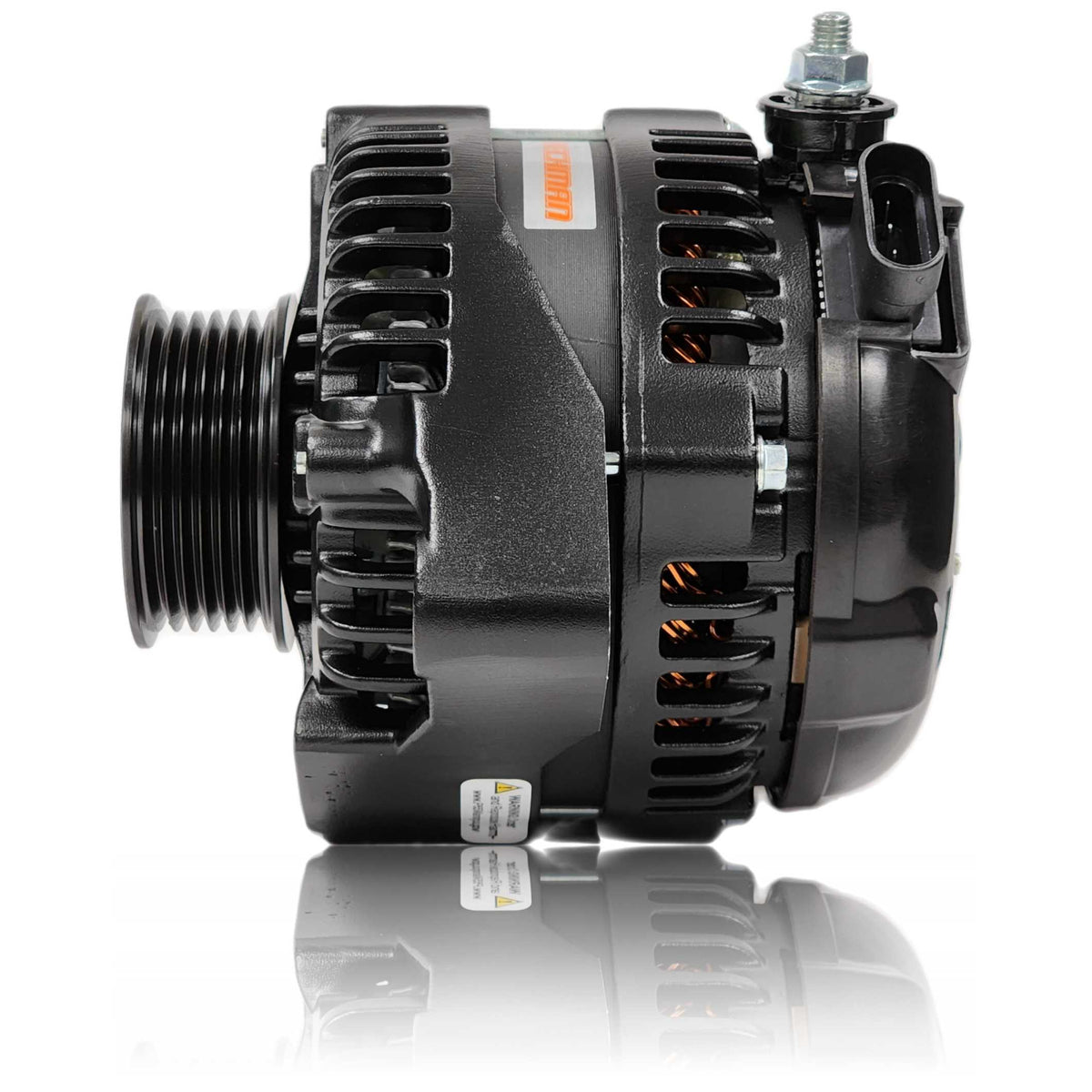 Mechman 240 Amp High Output Alternator Toyota Supra 1JZ 2JZ / Lexus SC300 3.0L - Black