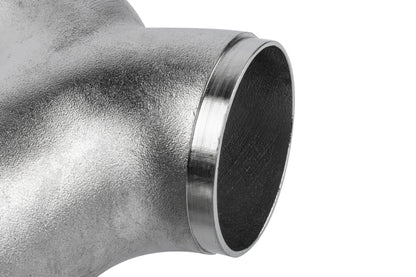 APR Cast Stainless Steel Double Y Splitter - 76mm (3") to Quad 63.5mm (2.5")