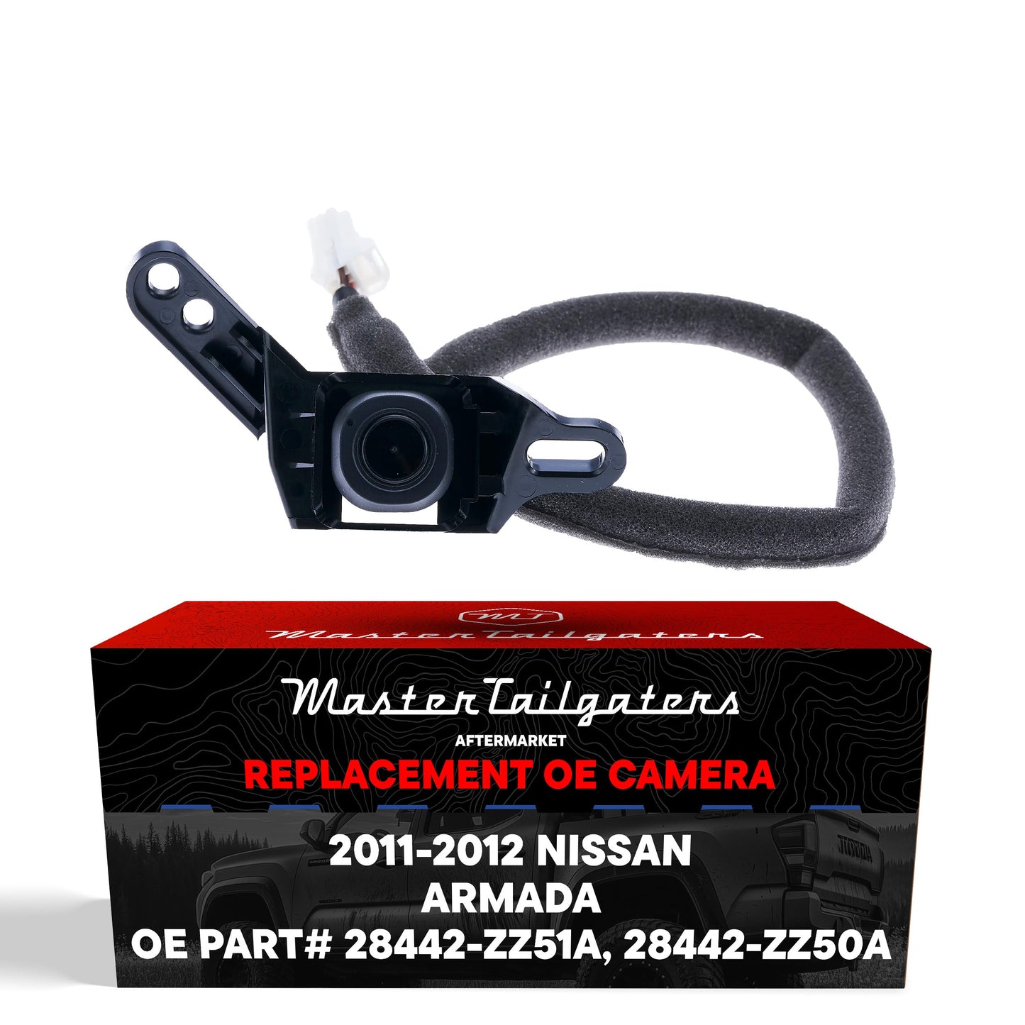 Nissan Armada (2011-2012) OEM Replacement Backup Camera OE Part # 28442-ZZ50A, 28442-ZZ51A