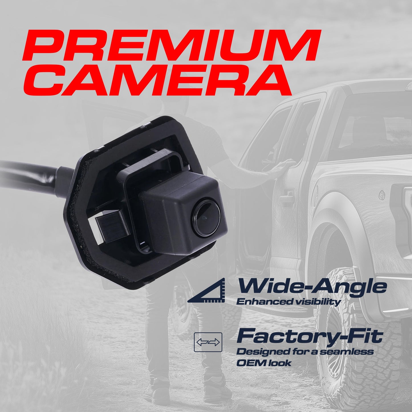 Nissan Altima Sedan (2016-2018) OEM Replacement Backup Camera OE Part # 28442-9HS1A, 28442-9HS2A