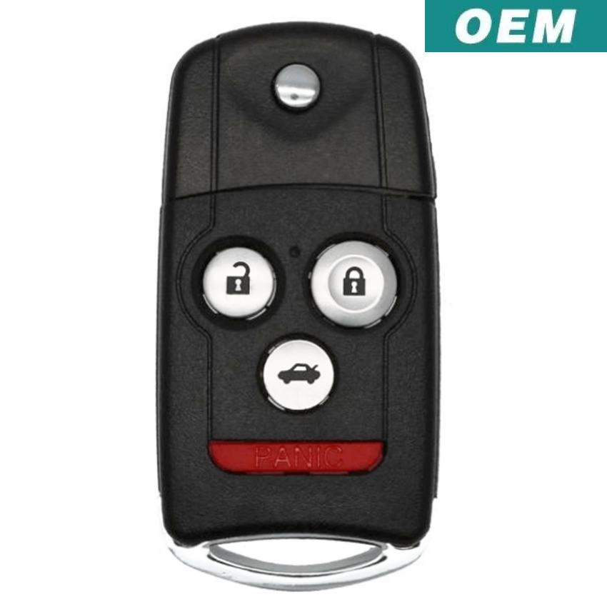 Acura ZDX 2007-2013 OEM 4 Button Flip Key Remote MLBHLIK-1T | Driver 1