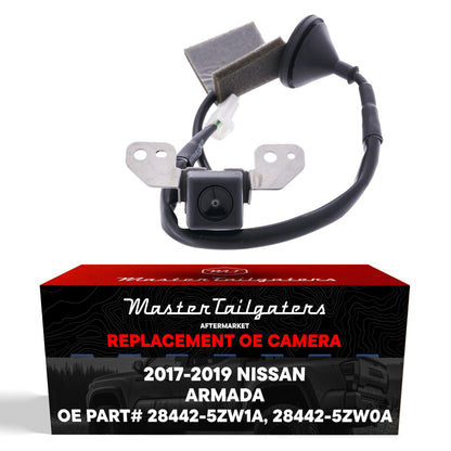 Nissan Armada Lower SV Model (2017-2019) OEM Replacement Backup Camera OE Part # 28442-5ZW0A, 28442-5ZW1A