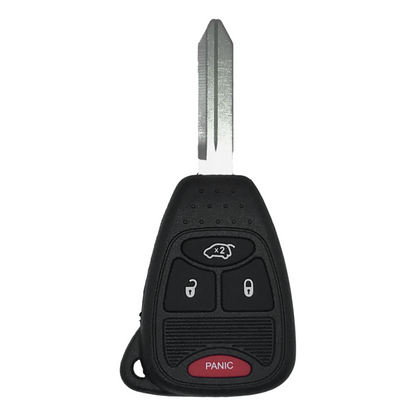 Chrysler Dodge Jeep 4 Button Remote Head Key 2004-2008 for FCC: M3N5WY72XX - Pack of 5