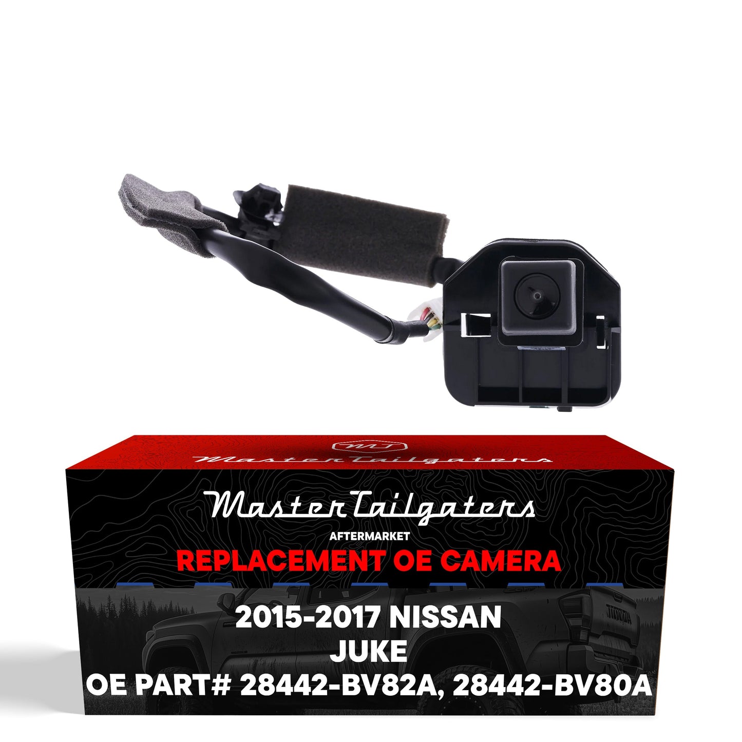 Nissan Juke w/o AVM (2015-2017) OEM Replacement Backup Camera OE Part # 28442-BV80A, 28442-BV82A