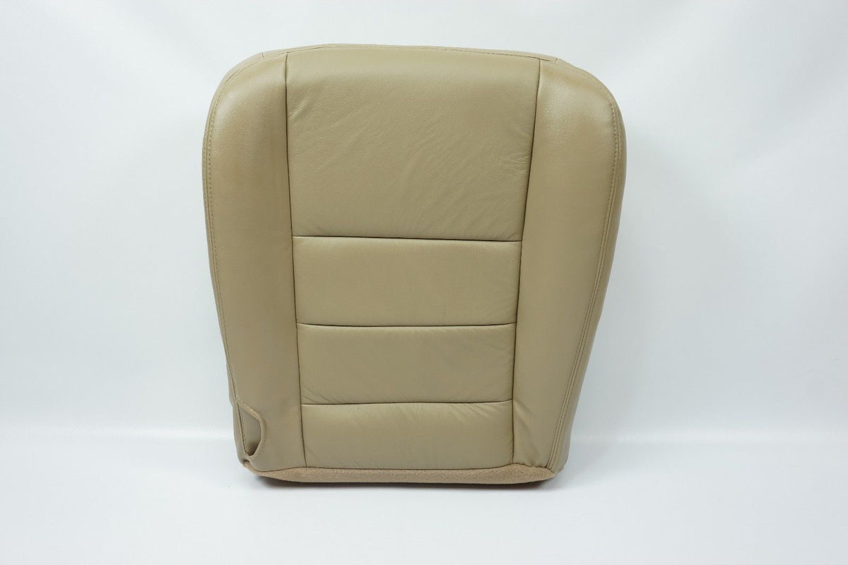 2002 2003 Ford F250 F350 Lariat XL XLT FX4 Driver Bottom Leather Seat Cover TAN