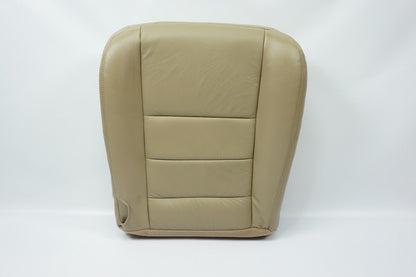 2002 2003 Ford F250 F350 Lariat XL XLT FX4 Driver Bottom Leather Seat Cover TAN