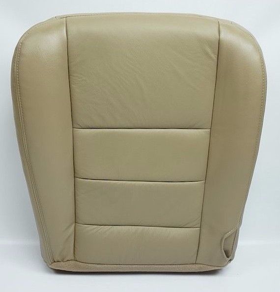 2002 2003 Ford F250 F350 Lariat XL XLT FX4 Driver Bottom Leather Seat Cover TAN