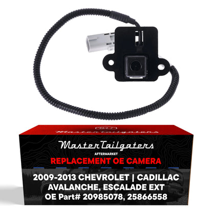Chevrolet Avalanche / Cadillac Escalade EXT (2009-2013) OEM Replacement Backup Camera OE Part # 20985078, 25866558