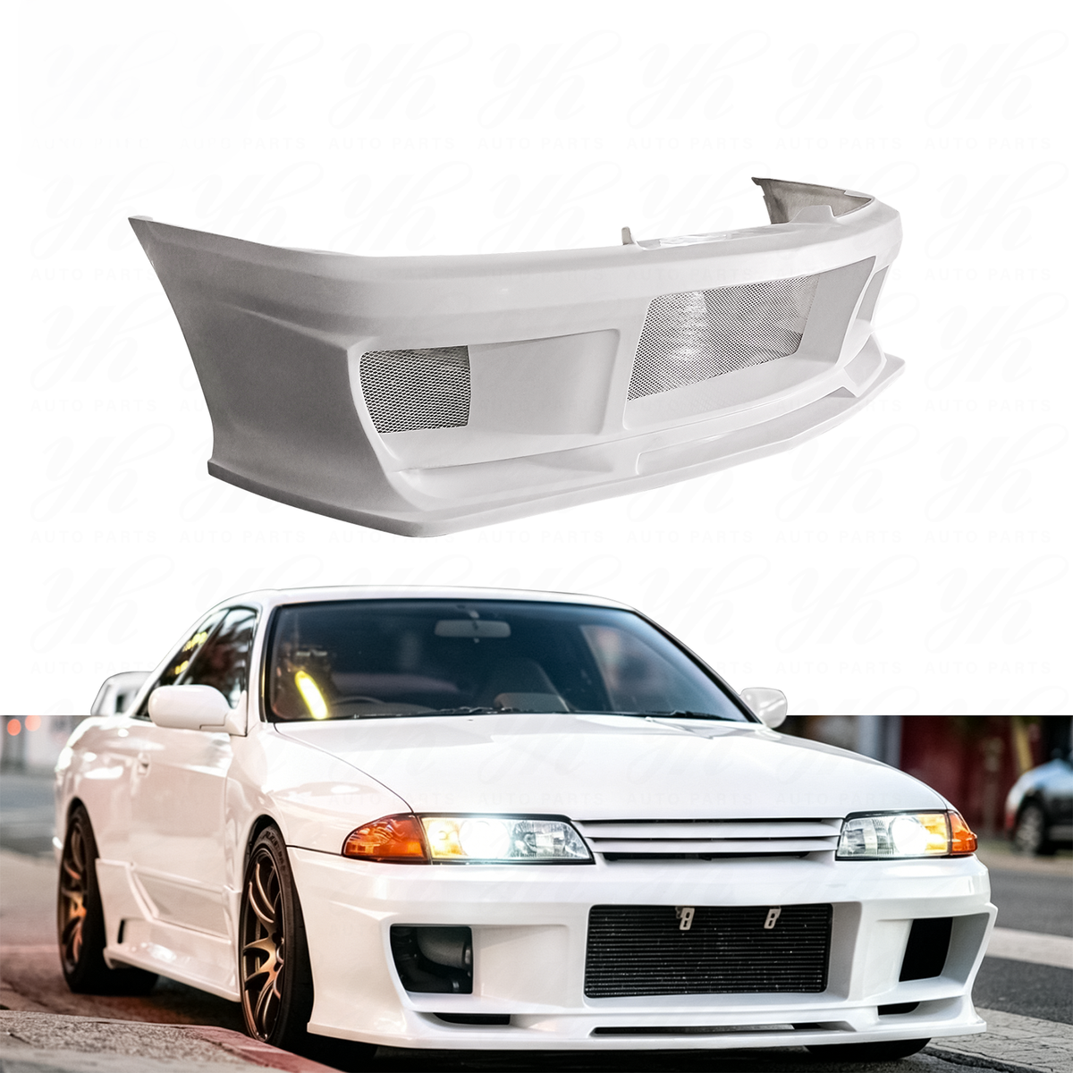 Glass Fiber Front Bumper for Nissan Skyline R32 GTR