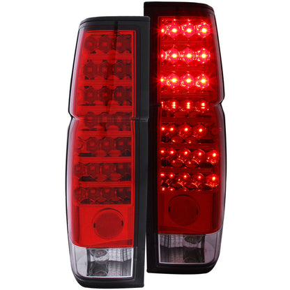 Anzo 1986-1997 Nissan Hardbody LED Tail lights Red/Clear