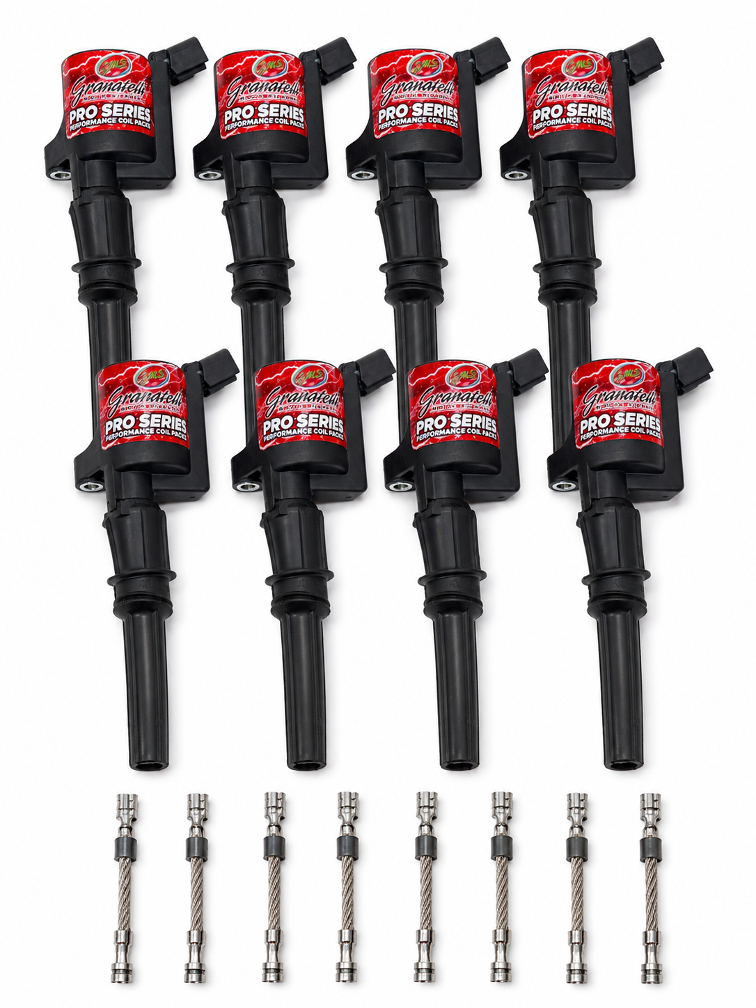 2005–2014 Ford 4.6L/5.4L 3V Granatelli 42K Hot Street Coil Packs – 25-3001