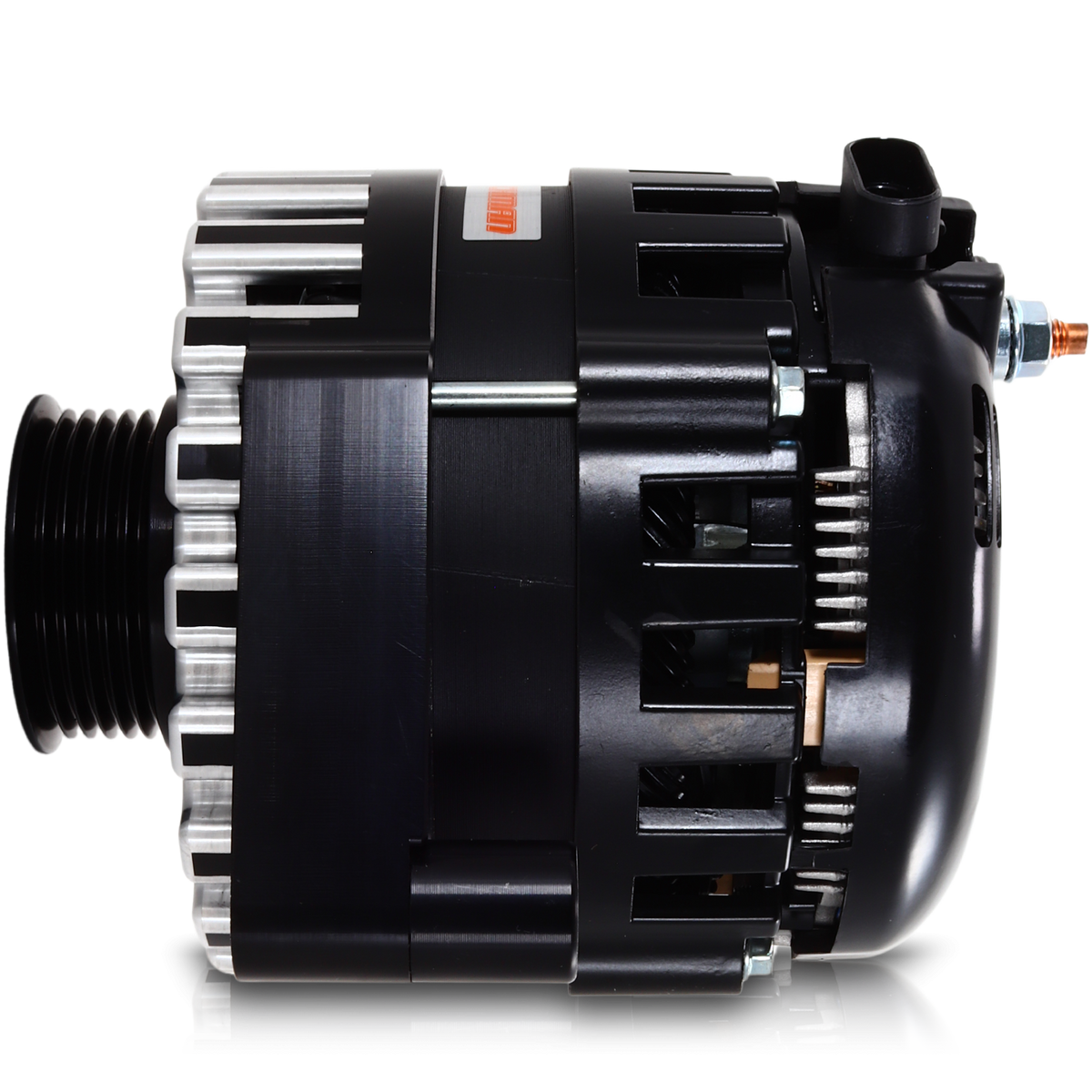Mechman 250 Amp High Output Alternator 2010-2015 Chevrolet Camaro 6.2L Non-Supercharged - Black