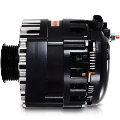 Mechman 250 Amp High Output Alternator 2010-2015 Chevrolet Camaro 6.2L Non-Supercharged - Black