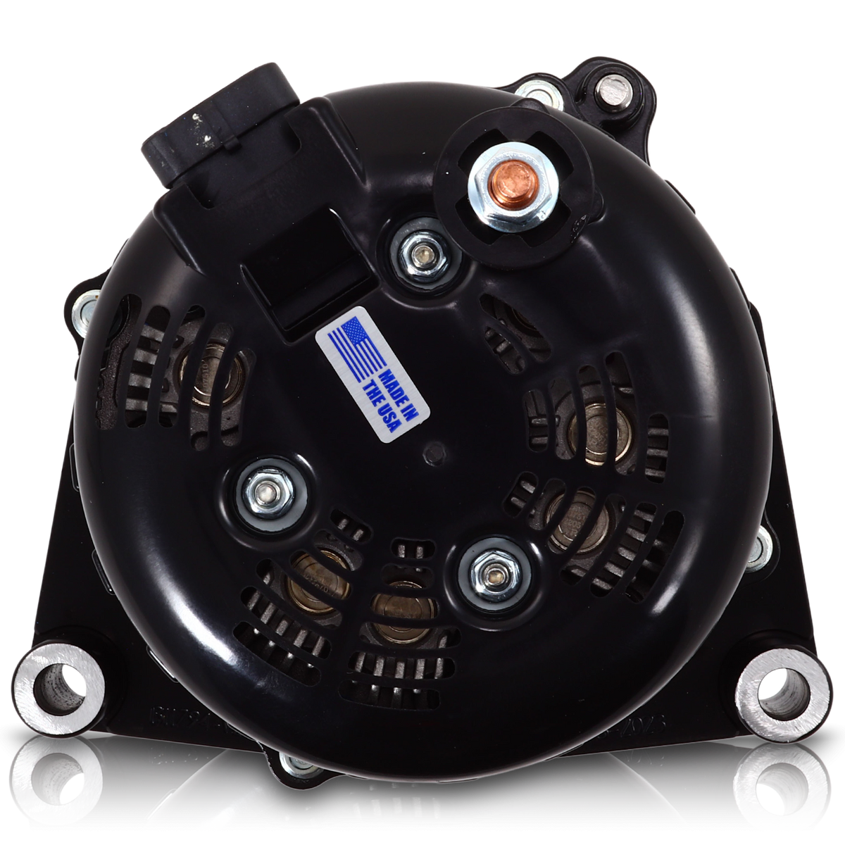 Mechman 250 Amp High Output Alternator 2010-2015 Chevrolet Camaro 6.2L Non-Supercharged - Black
