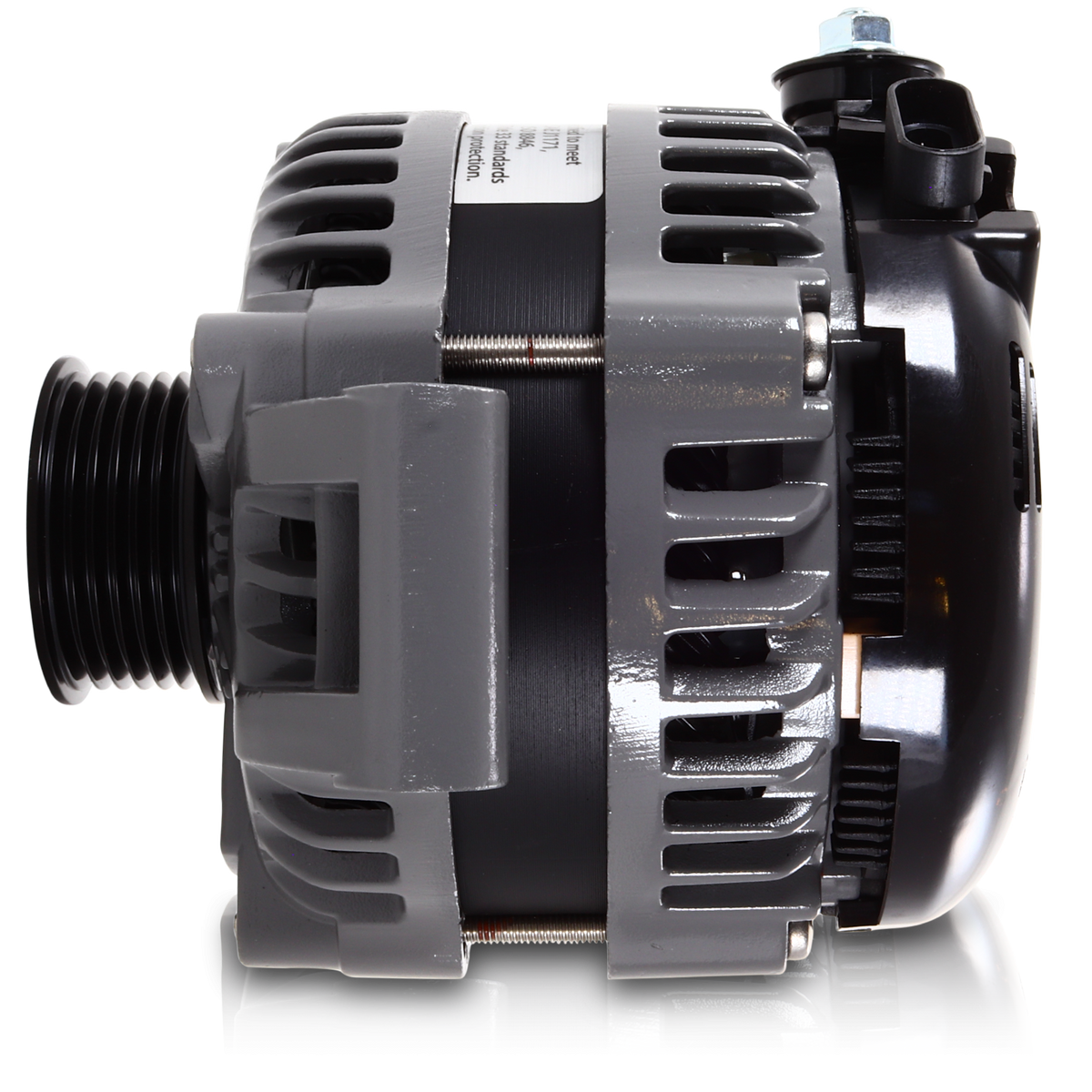 Mechman 250 Amp Marine Alternator Ski / Wake Boats with Ford T-Mount 6.2L V8