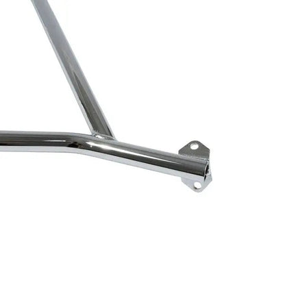 Ford Mustang Strut Tower Brace Powder Coated Chrome Finish 86-93