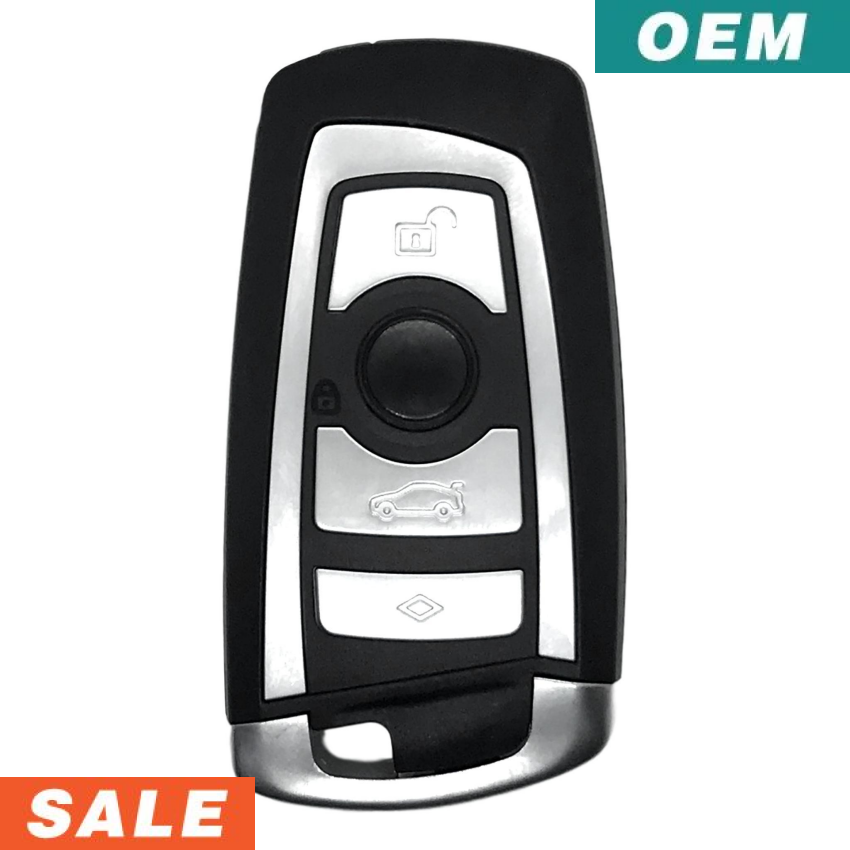 BMW 2009-2018 OEM 4 Button Smart Key FEM YGOHUF5767 | Refurbished No Logo