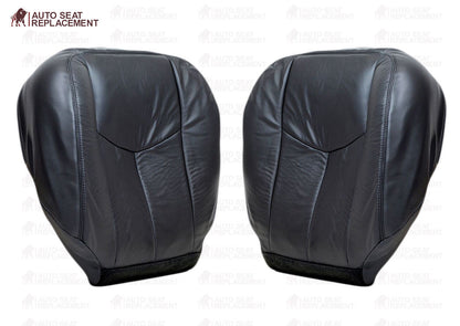 2003 2004 2005 2006 Chevy Silverado Driver Passenger Bottom Seat Cover Dark Gray