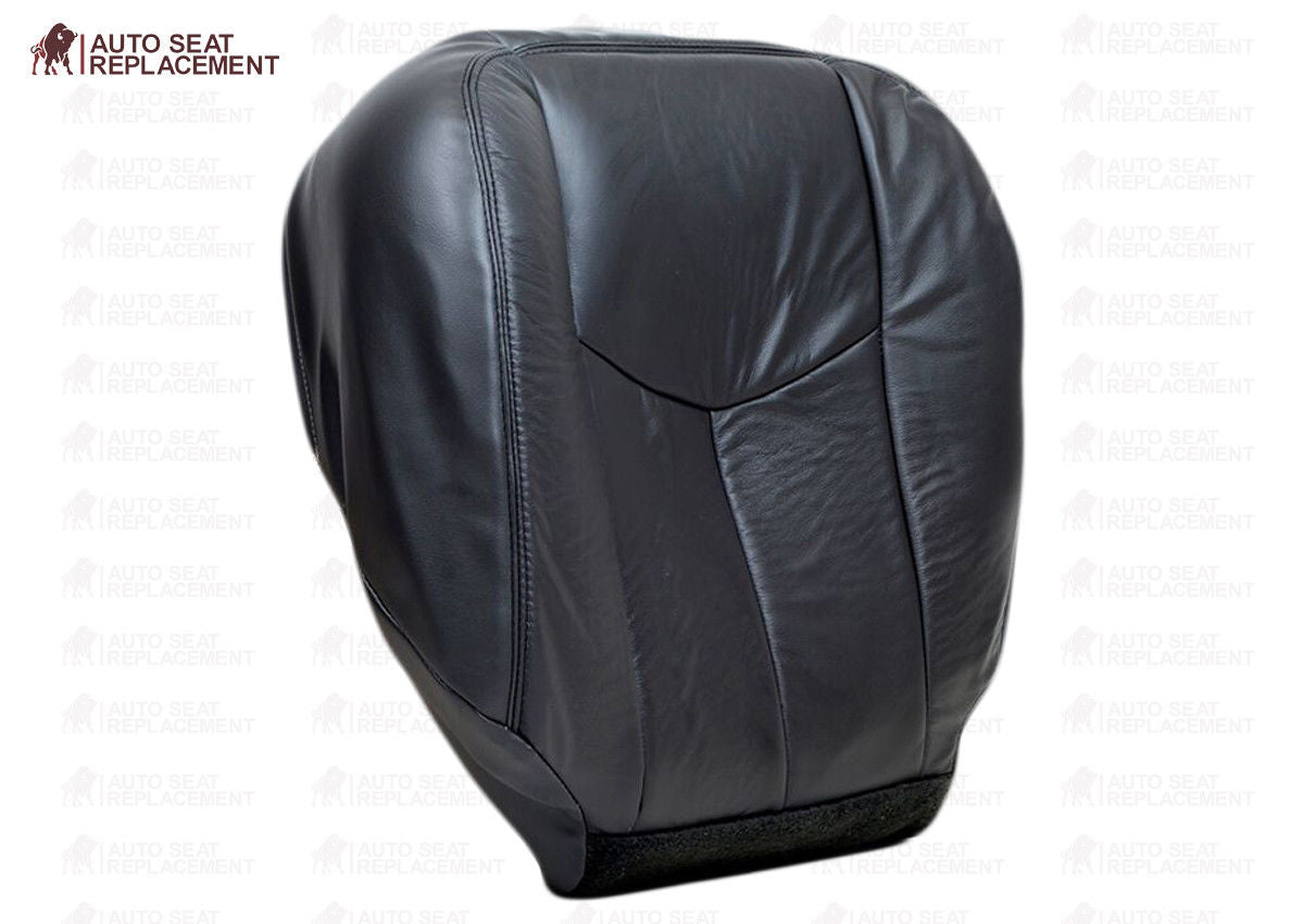 2003-2007 GMC Sierra Seat Cover in Dark Gray: Choose Leather or Vinyl