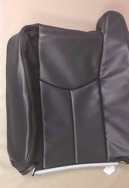 2003-2007 GMC Sierra Seat Cover in Dark Gray: Choose Leather or Vinyl