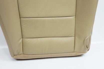 2002 - 2007 Ford F250 F350 Lariat Driver Bottom Leather Seat Cover Parchment TAN
