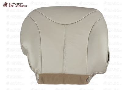 2000 01 2002 GMC Yukon XL 2500 Quadrasteer SLT SLE Driver Bottom Seat Cover Tan