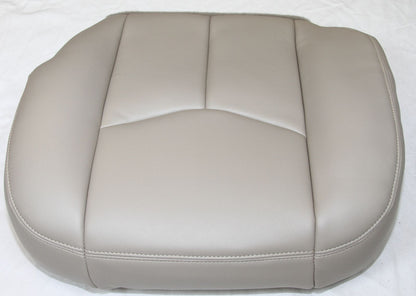 2003 2004 2005 2006 GMC Yukon XL SLT SLE Driver Seat Cover Light Shale Tan Vinyl