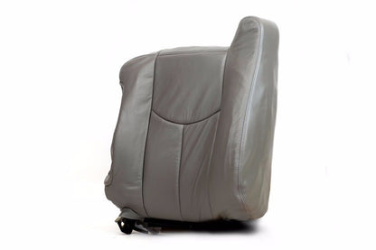 2003 2004 2005 2006 GMC Sierra & GMC Yukon Driver Top Lean Back Seat Cover Gray