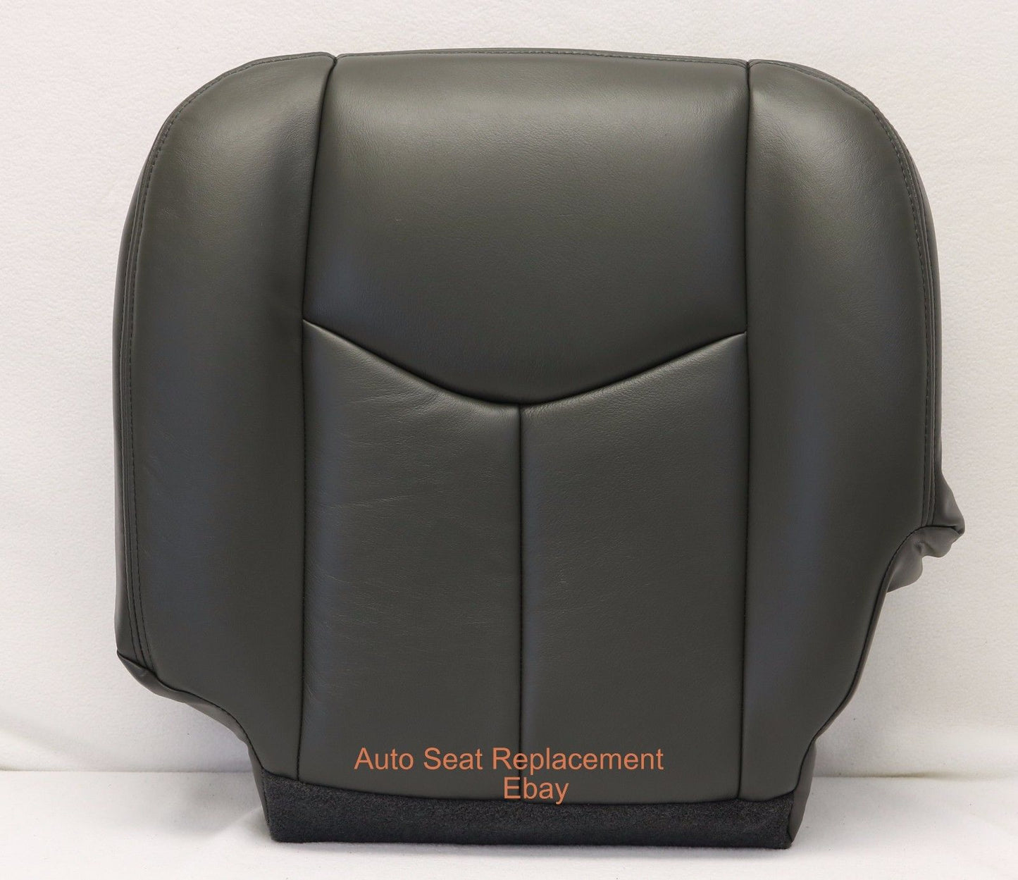 2003 2004 2005 2006 Chevy Silverado Duramax Bottom Leather Seat Cover Dark Gray