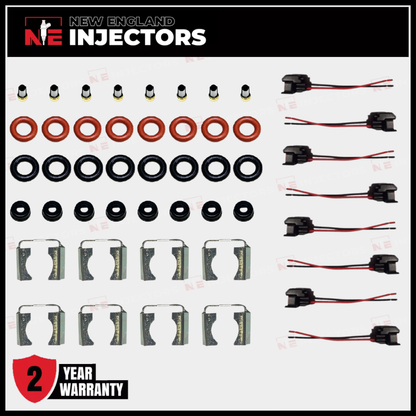DENSO 25326903 Injector Rebuild Kit Connectors Clips Chevrolet GMC 5.3L
