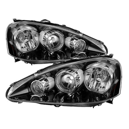 SPYDER Xtune Acura Rsx 2005-2006 OEM Style Headlights -Black HD-JH-ARSX05-AM-BK 9029516