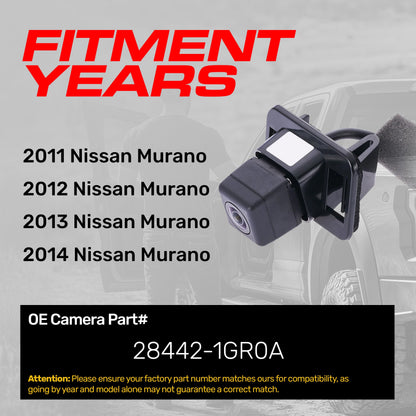 Nissan Murano (2011-2014) OEM Replacement Backup Camera OE Part # 28442-1GR0A