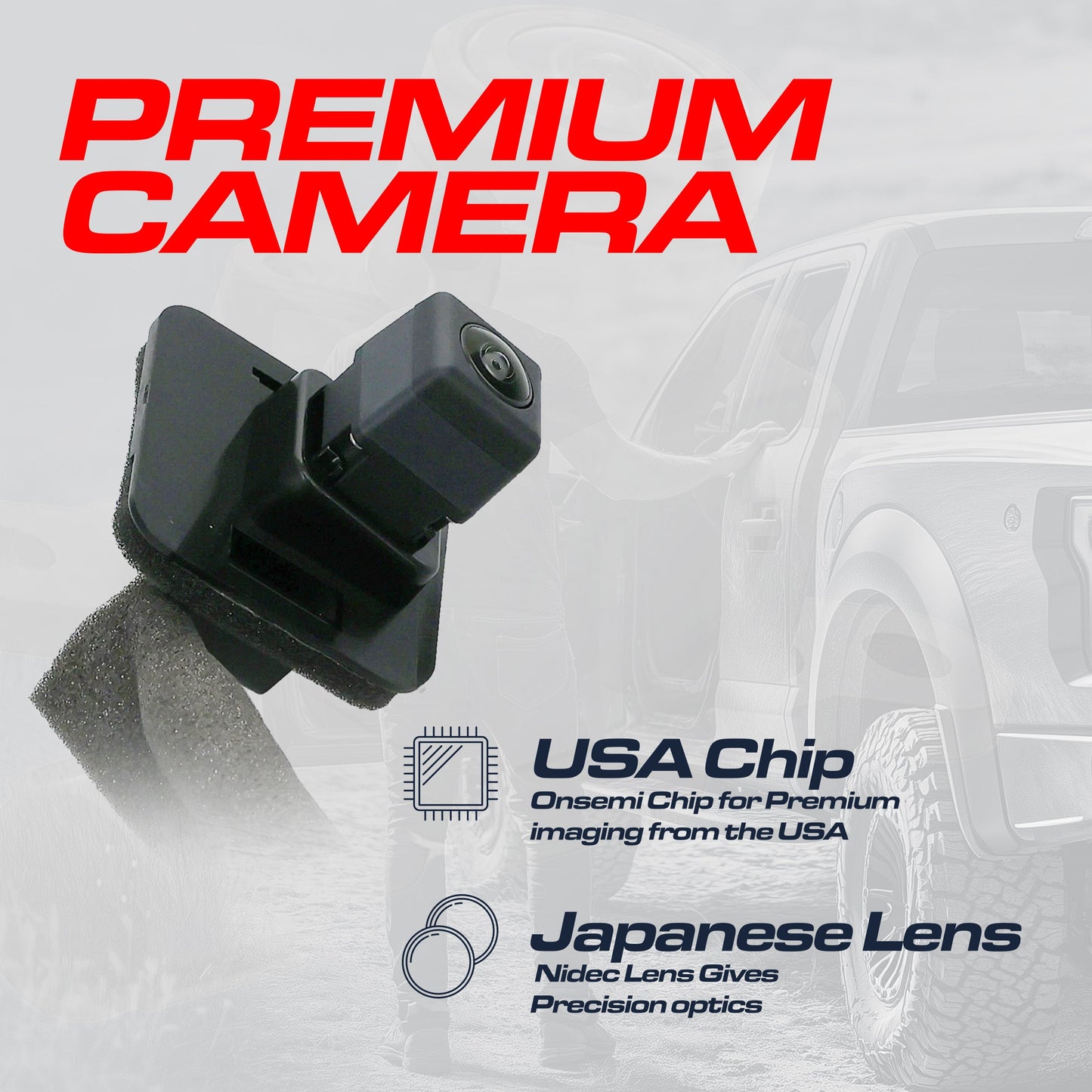 Nissan NV1500 (2012-2018), NV Passenger Van (2012-2018) Left Rear View OEM Replacement Backup Camera OE Part # 28442-1PA0A