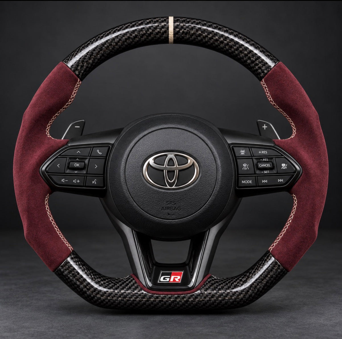 Redline Carbon Steering Wheel - Japanese & Korean