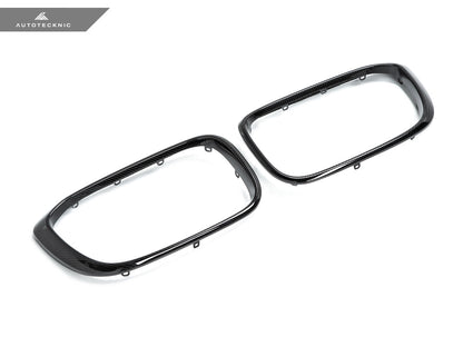 AutoTecknic Replacement Dry Carbon Grille Surround Set - BMW G01 X3 | G02 X4 Pre-LCI