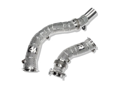 S55 Catless Downpipes with Heatshield for F8X M3 M4 & M2C