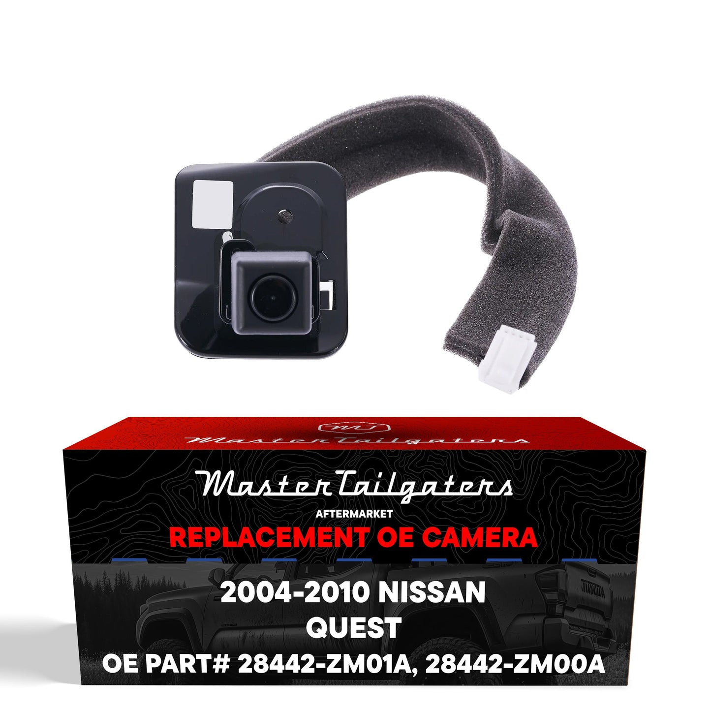 Nissan Quest (2004-2010) OEM Replacement Backup Camera OE Part # 28442-ZM00A, 28442-ZM01A