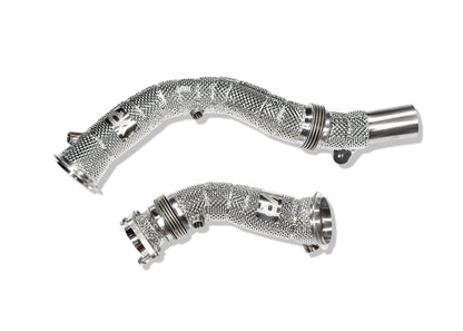 S55 Catless Downpipes with Heatshield for F8X M3 M4 & M2C