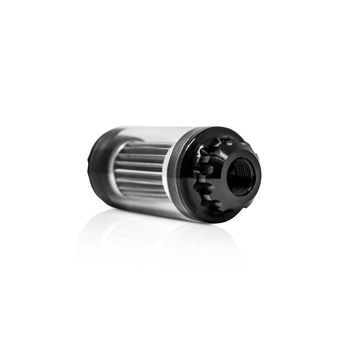 NGR Fuel Filter (Drag Edition) Clear, 40 Micron 200GPH, 8AN-10AN