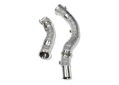 S55 Catless Downpipes with Heatshield for F8X M3 M4 & M2C