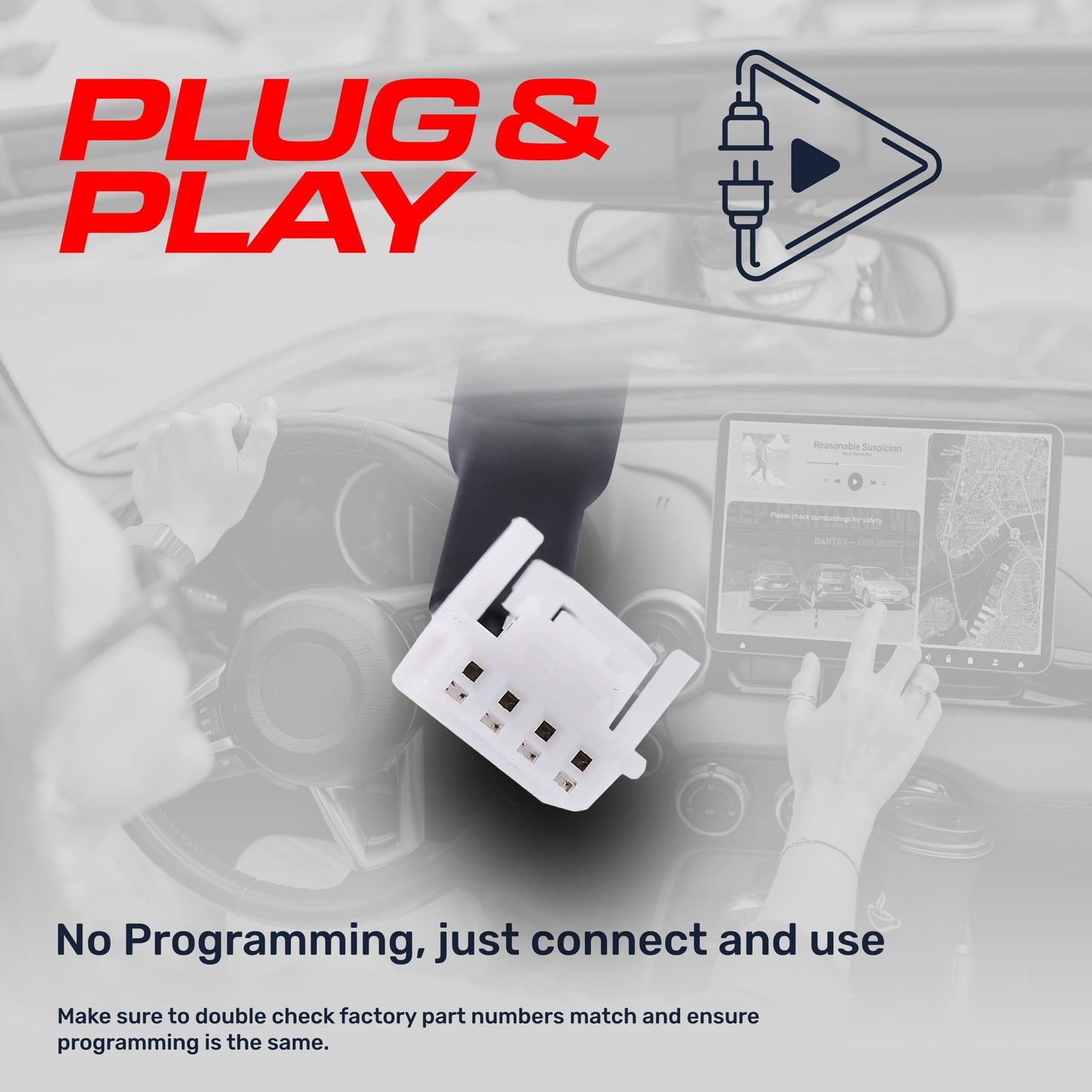 Nissan Quest SE SL (2011-2015) OEM Replacement Backup Camera OE Part # 28442-1JA0A